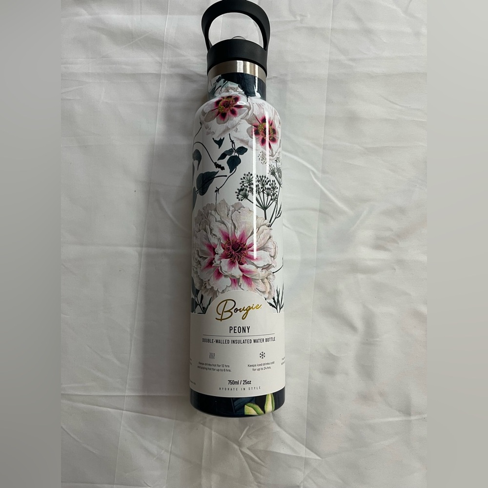 NWT Bougie Peony Waterbottle